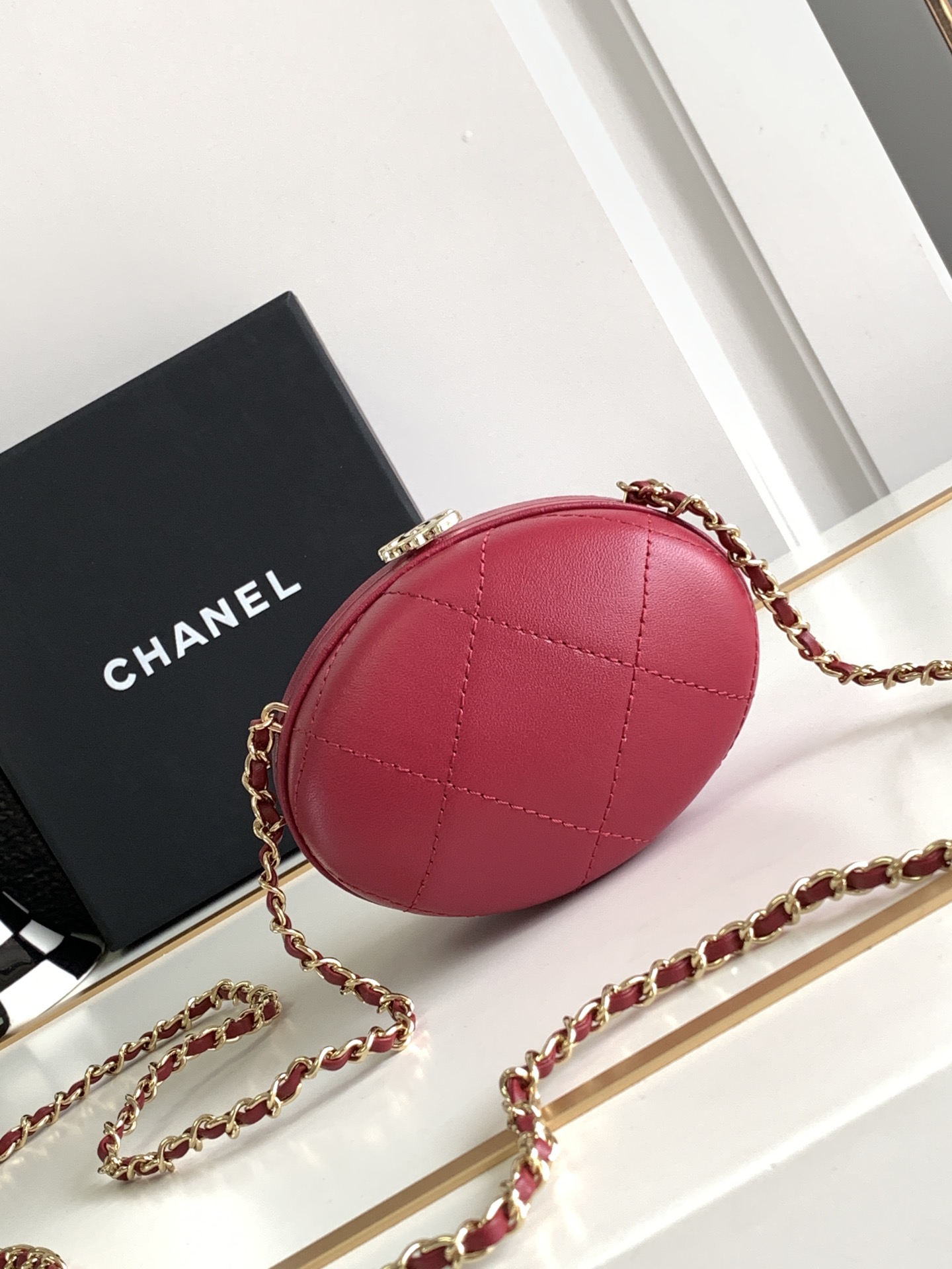 CHANELシャネル アメリカスーパーコピー レディースバッグ 斜めがけバッグ Camellia レッド_9