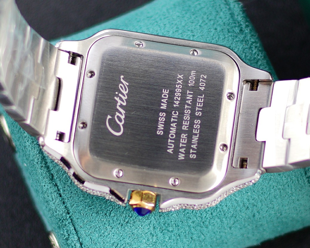 CARTIER腕時計コピー買って みた フランス 薄いワッチ レザー 四角い時計 スチールバンド_8