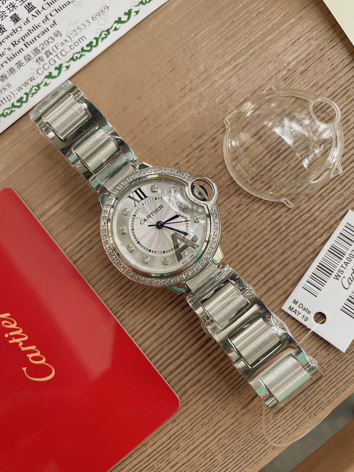 「ダイヤモンドなし」CARTIERカルティエ 時計 中身コピー フランス 薄い腕時計 軽量 レディース 最新商品 _6