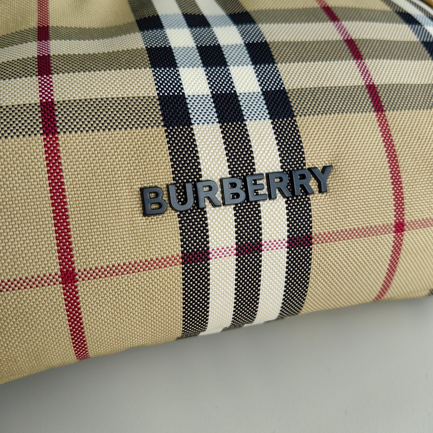 バーバリーBURBERRYスーパーコピーバッグレザーカーキ軽量斜めかけ_3