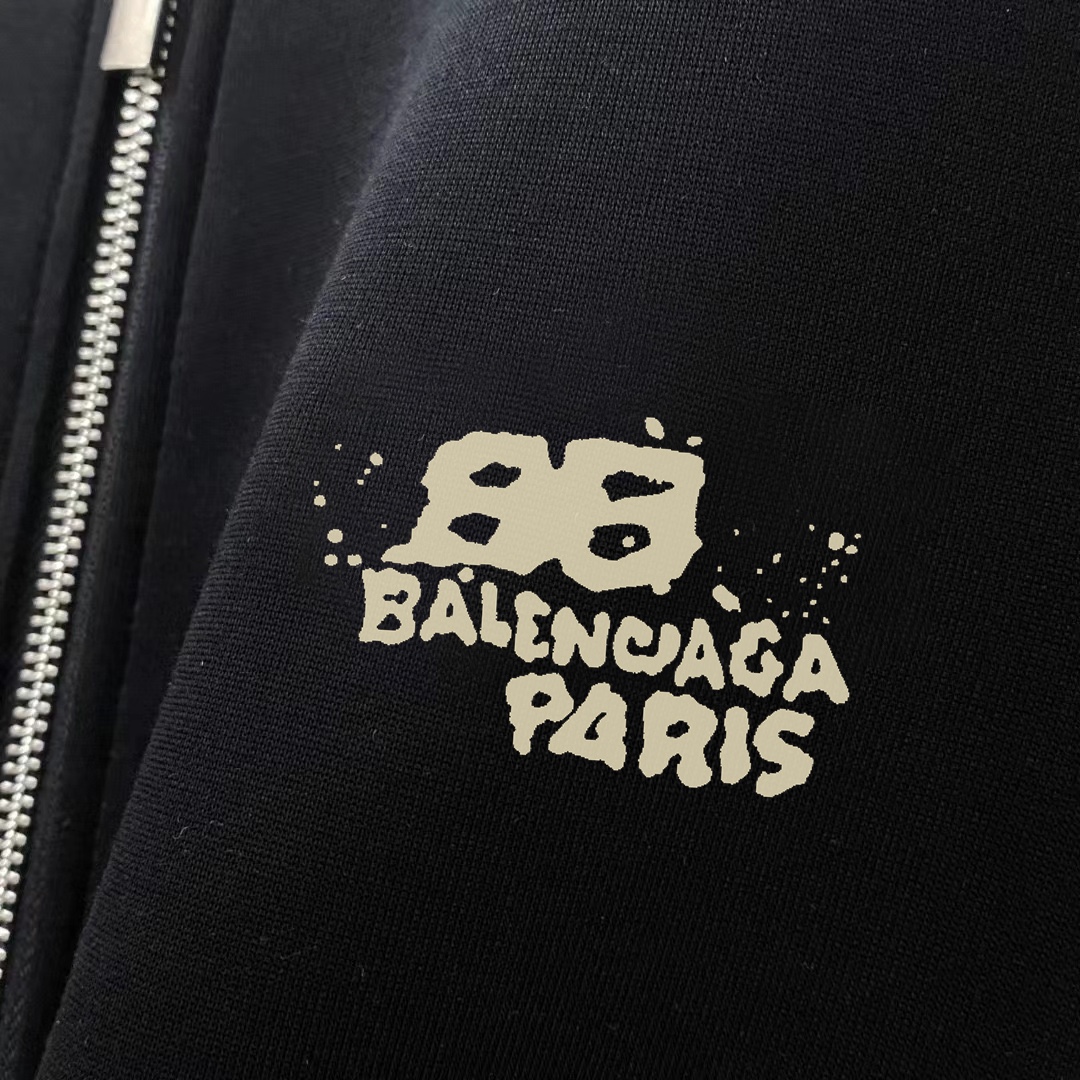 バレンシアガ上着スーパーコピー BALENCIAGA 防寒 スポーツアウター 運動 防水 保温 ブラック_7