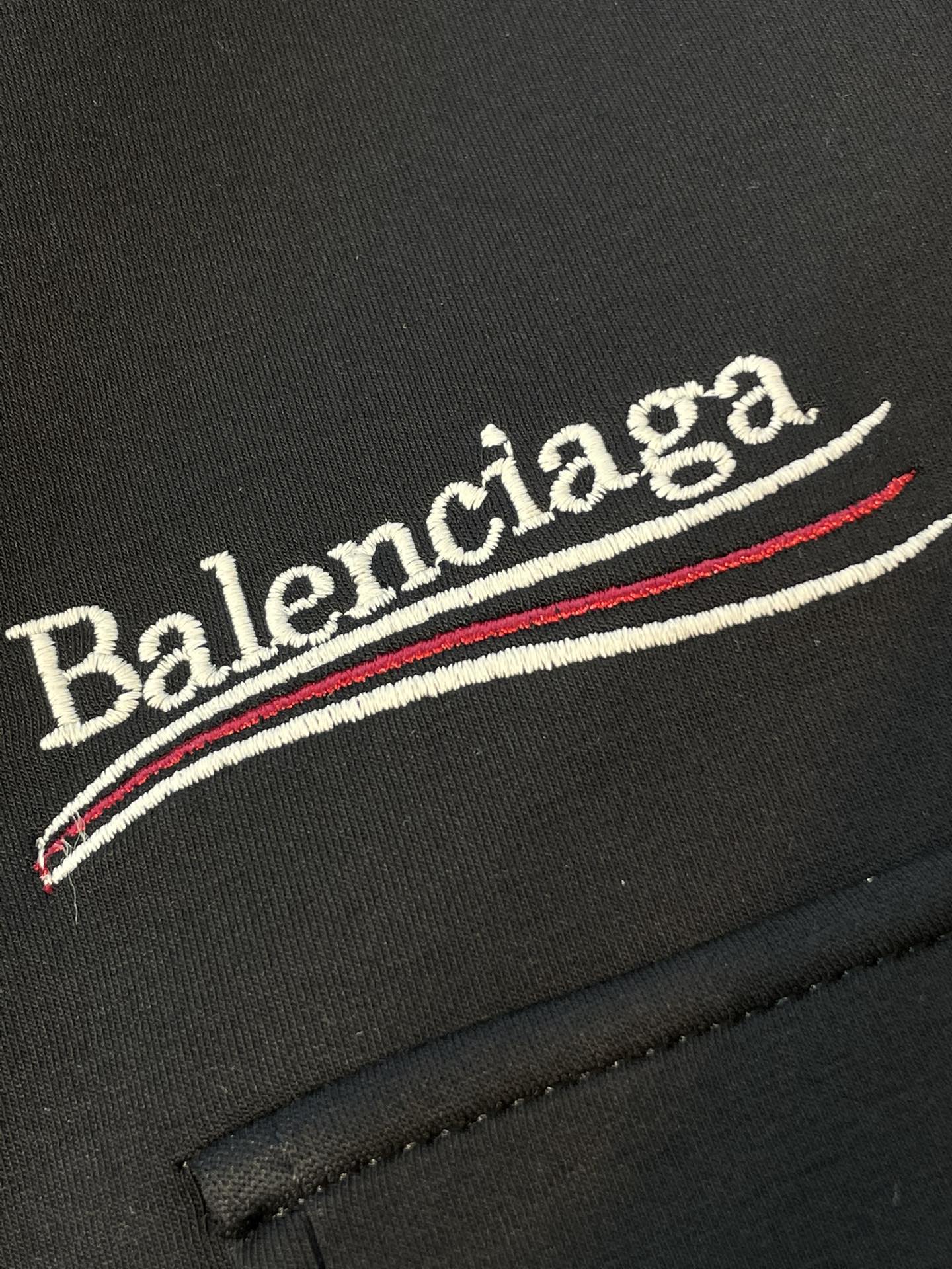 バレンシアガズボンコピー BALENCIAGA新作 柔らかい 純綿 ファッション ズボン ゆったり ブラック_6