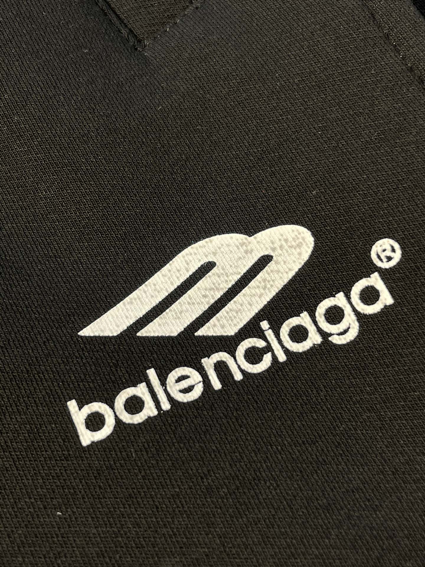 バレンシアガ見分け方スーパーコピー BALENCIAGA新作 柔らかい 純綿 ファッション ズボン ゆったり ブラック_4