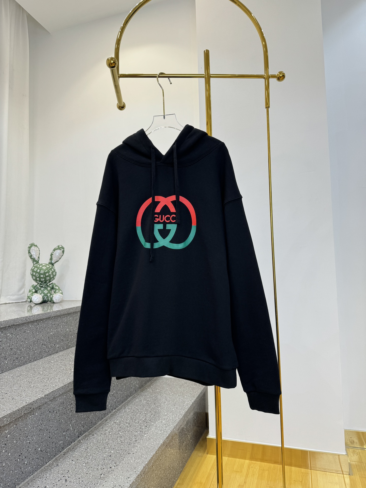 グッチこぴースーパーコピー GUCCI新作 柔らかい 純綿 トップス 長袖 ファッション 快適 2色 グレイ ブラック_7