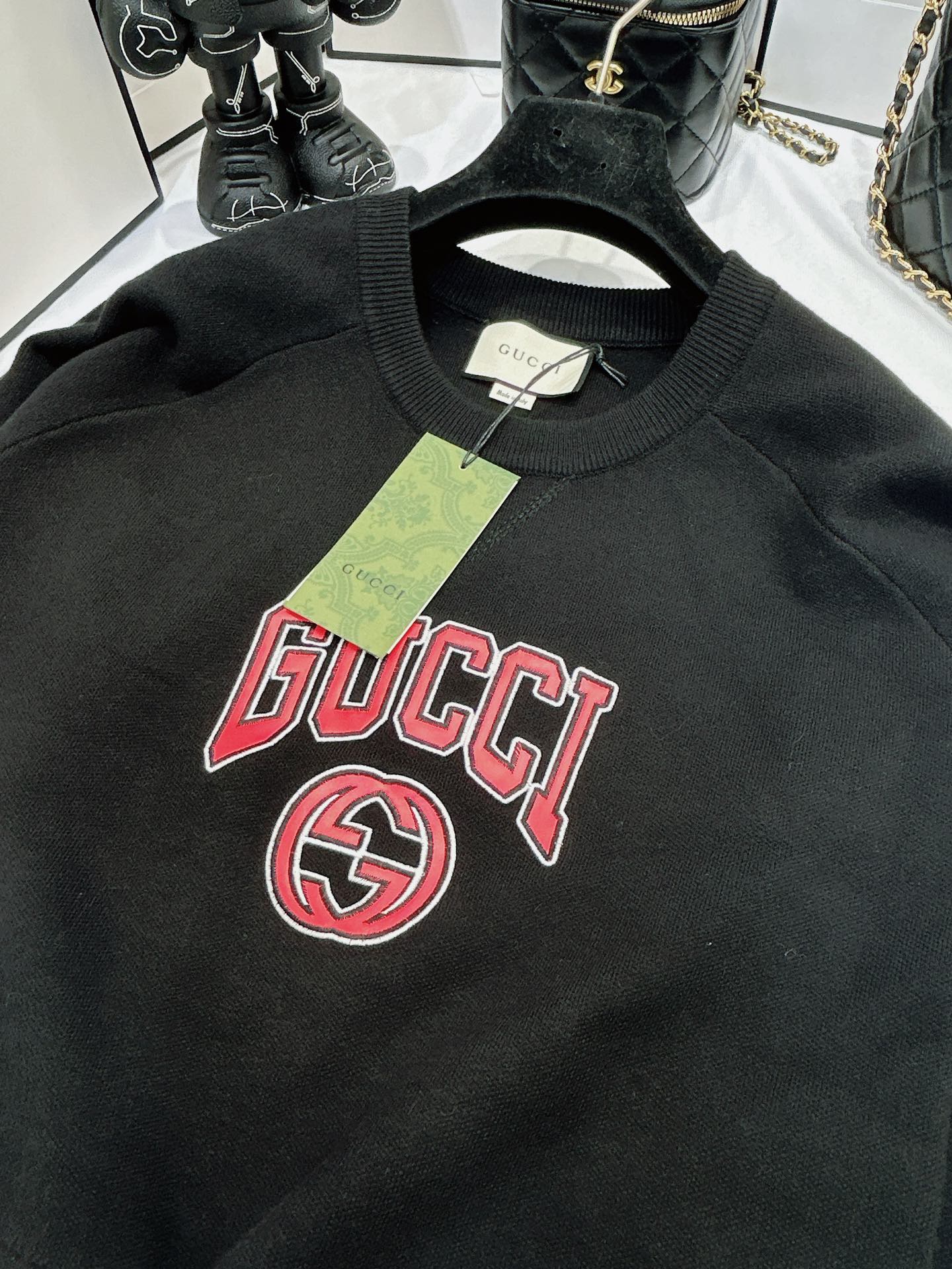 グッチチョーカーｎ級品 GUCCI新品 柔らかい 純綿 トップス 長袖 ファッション 快適 2色 ブラック ホワイト_6