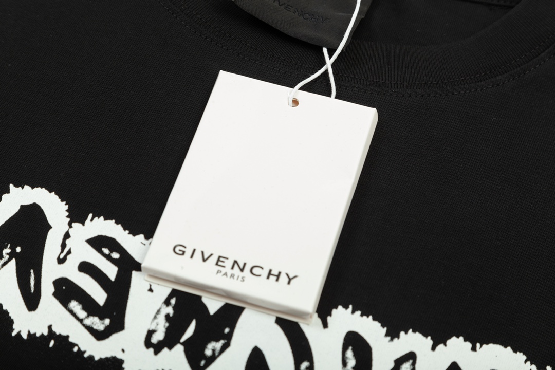 ジバンシィGIVENCHY限定コピー半袖Tシャツコットンブラック柔らかいふわふわ花柄ファッション_2