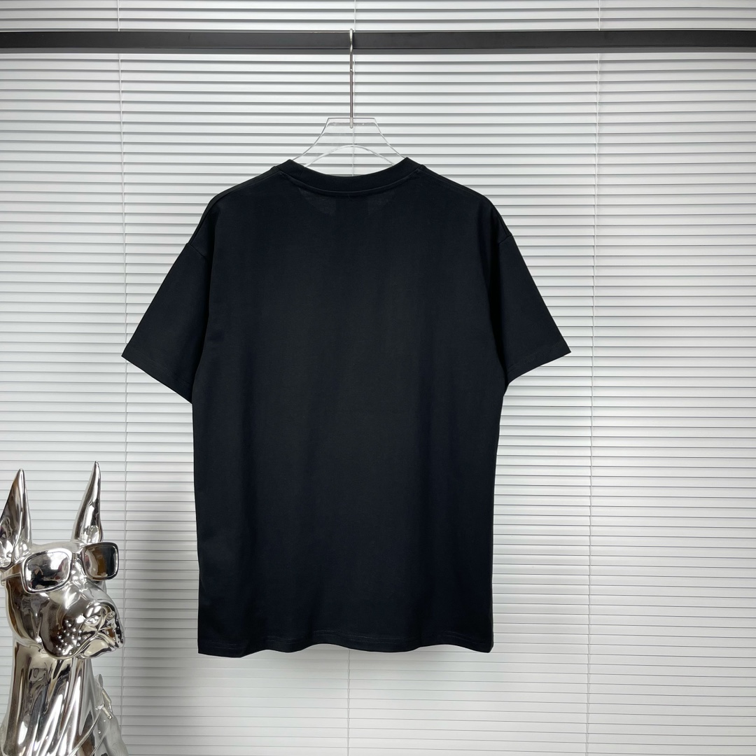 ジバンシィ激安通販コピー半袖Tシャツコットンブラック柔らかいふわふわ花柄ファッション_3