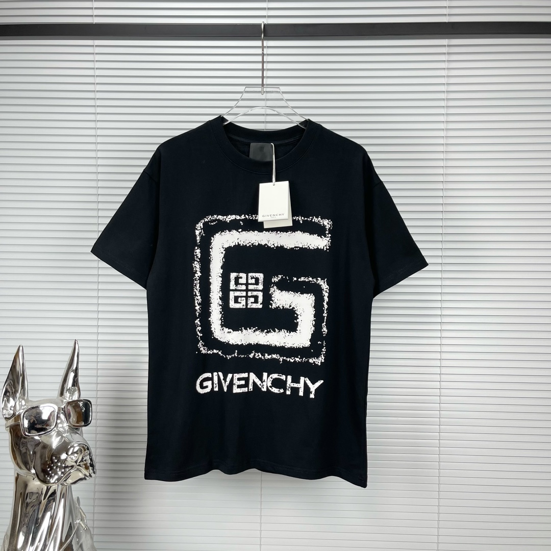 ジバンシィ激安通販コピー半袖Tシャツコットンブラック柔らかいふわふわ花柄ファッション_5