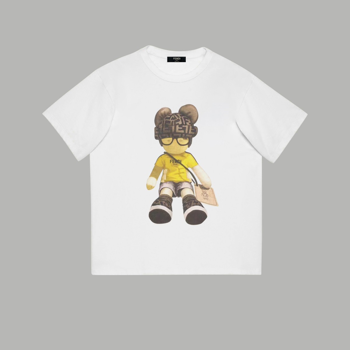 品質保証定番フェンディ 布スーパーコピー FENDI 2024  短袖Tシャツ_5