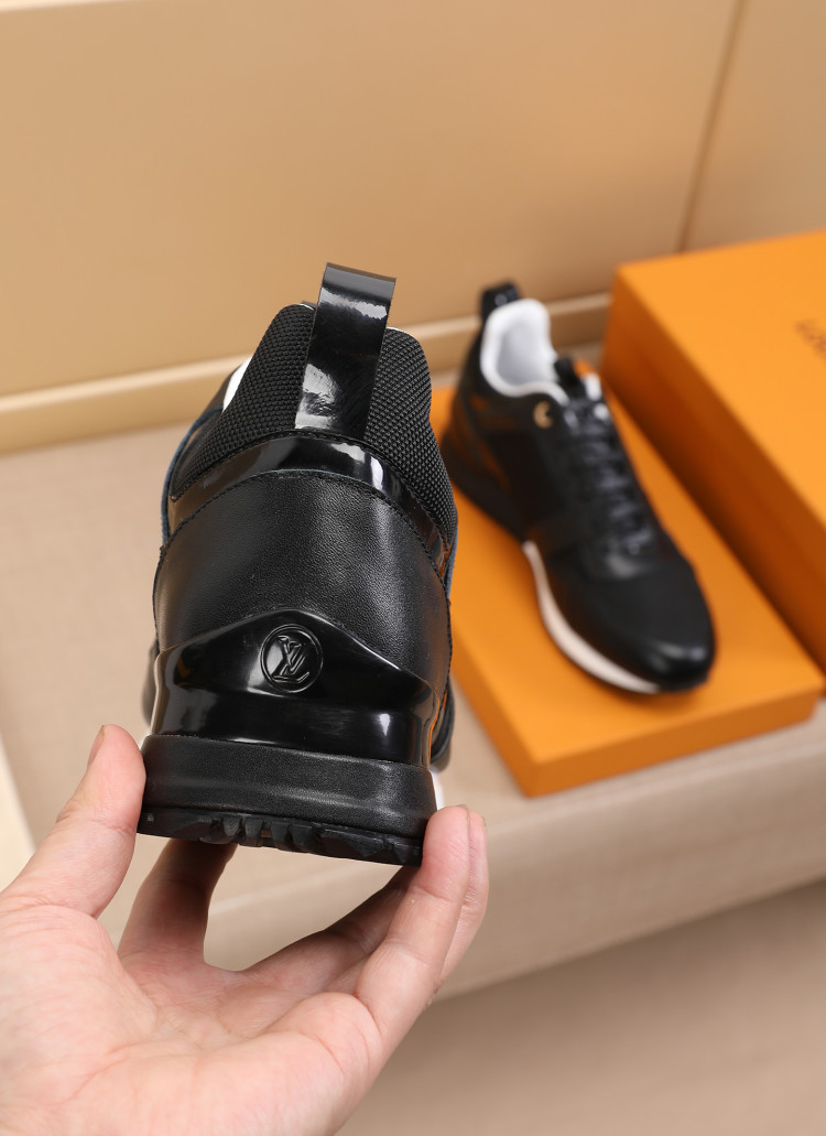 LVスーパーコピー 靴 スポーツシューズ メンズ レザー表面 激安品 最新品 ブラック_6