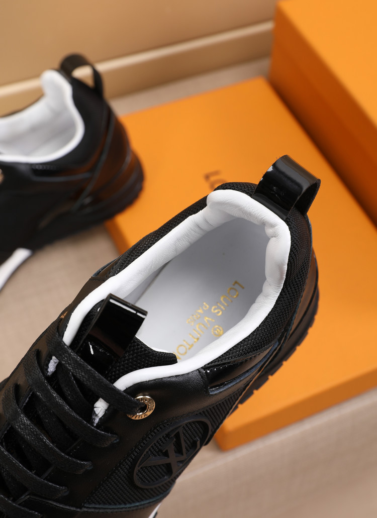LVスーパーコピー 靴 スポーツシューズ メンズ レザー表面 激安品 最新品 ブラック_7