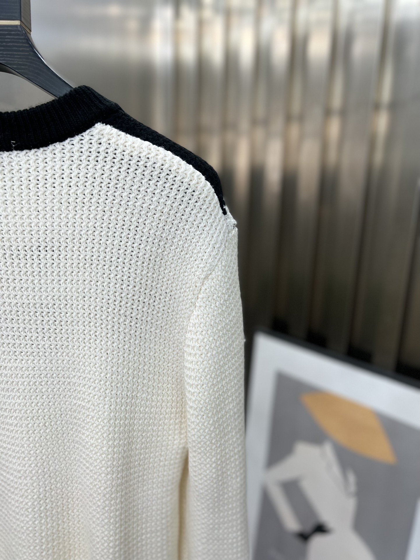 ヴァレンティノ スパイクコピー 暖かい セーター ウール 長袖 無地 柔らかい ゆったり ホワイト_8