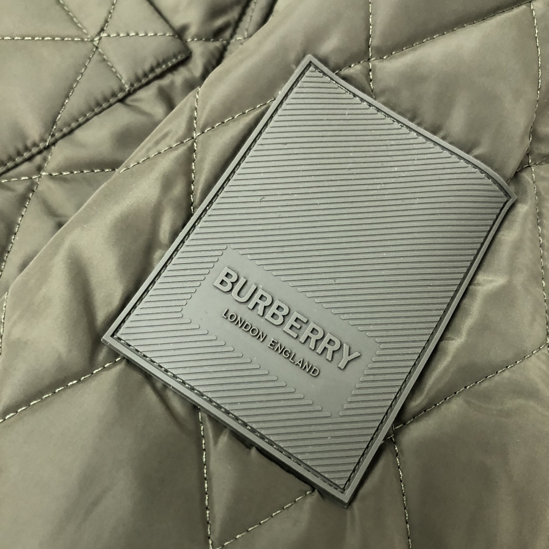 最新品 バーバリー コート 素材ｎ級品 アウター 厚い ジャケット 暖かい ファッション グリーン_6