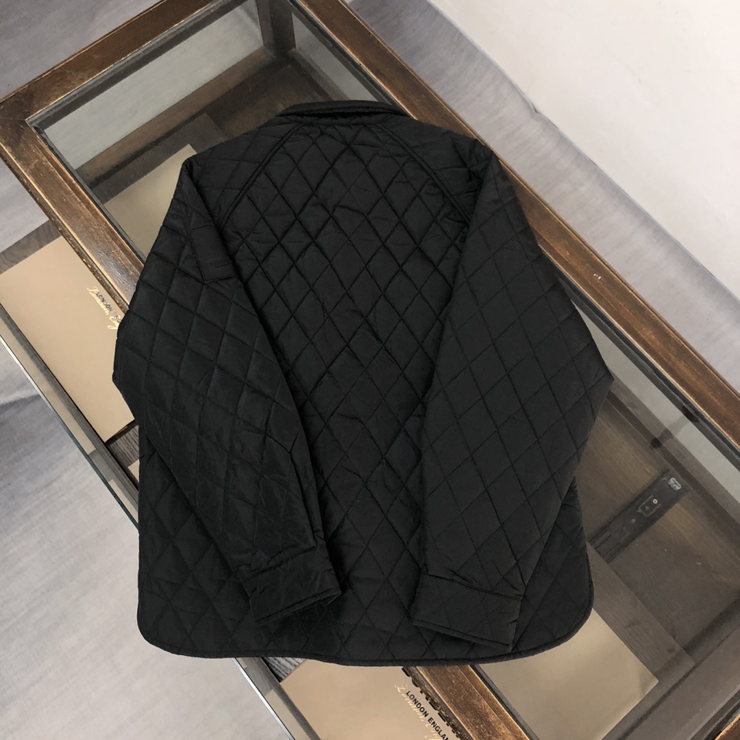 最新品 バーバリー 卒服激安通販 アウター 厚い ジャケット 暖かい ファッション ブラック_2