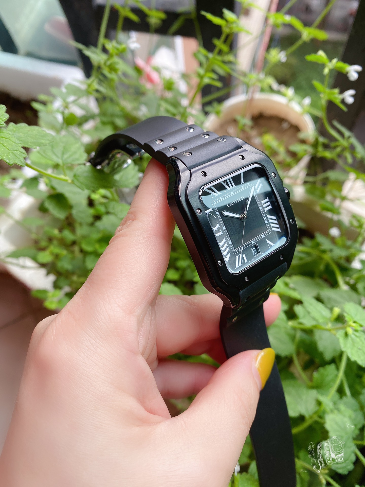 カルティエ 知恵袋偽物 腕時計 プラスチック製の時計バンド 軽量 運動ワッチ ブラック_8