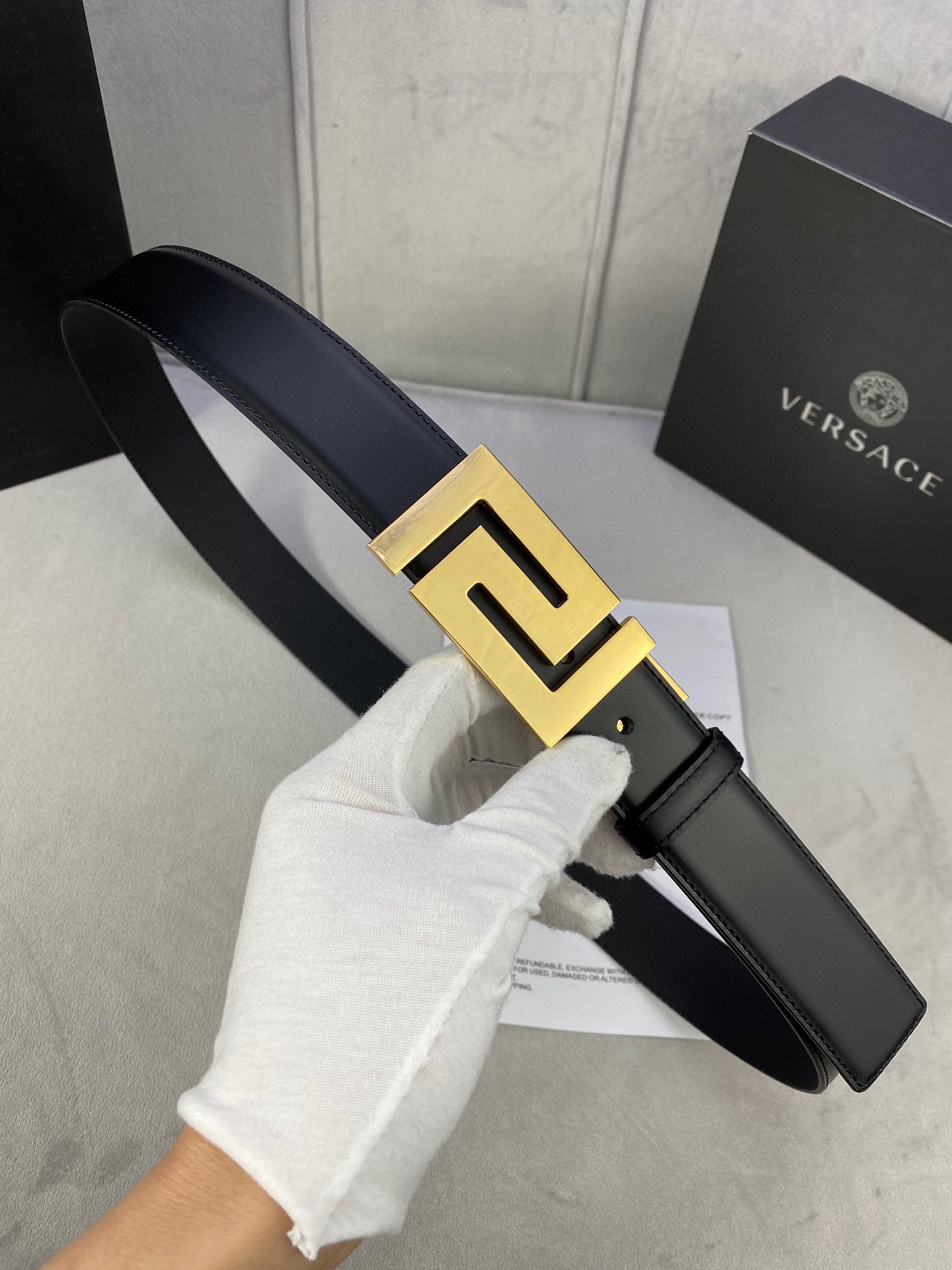 秋冬超人気新作ベルト ヴェルサーチn級品 Versace ベルト 四角いバックル _5