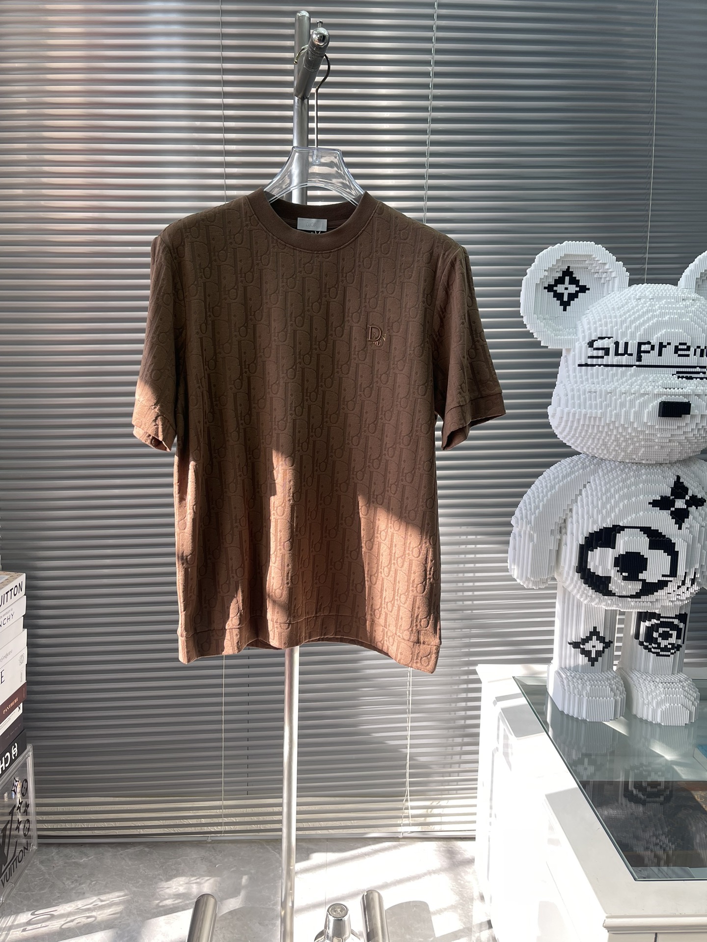 DIOR ディオールトップスレディースｎ級品 ファッション 短袖シャツ メンズ 新品 トップス ブラウン_1