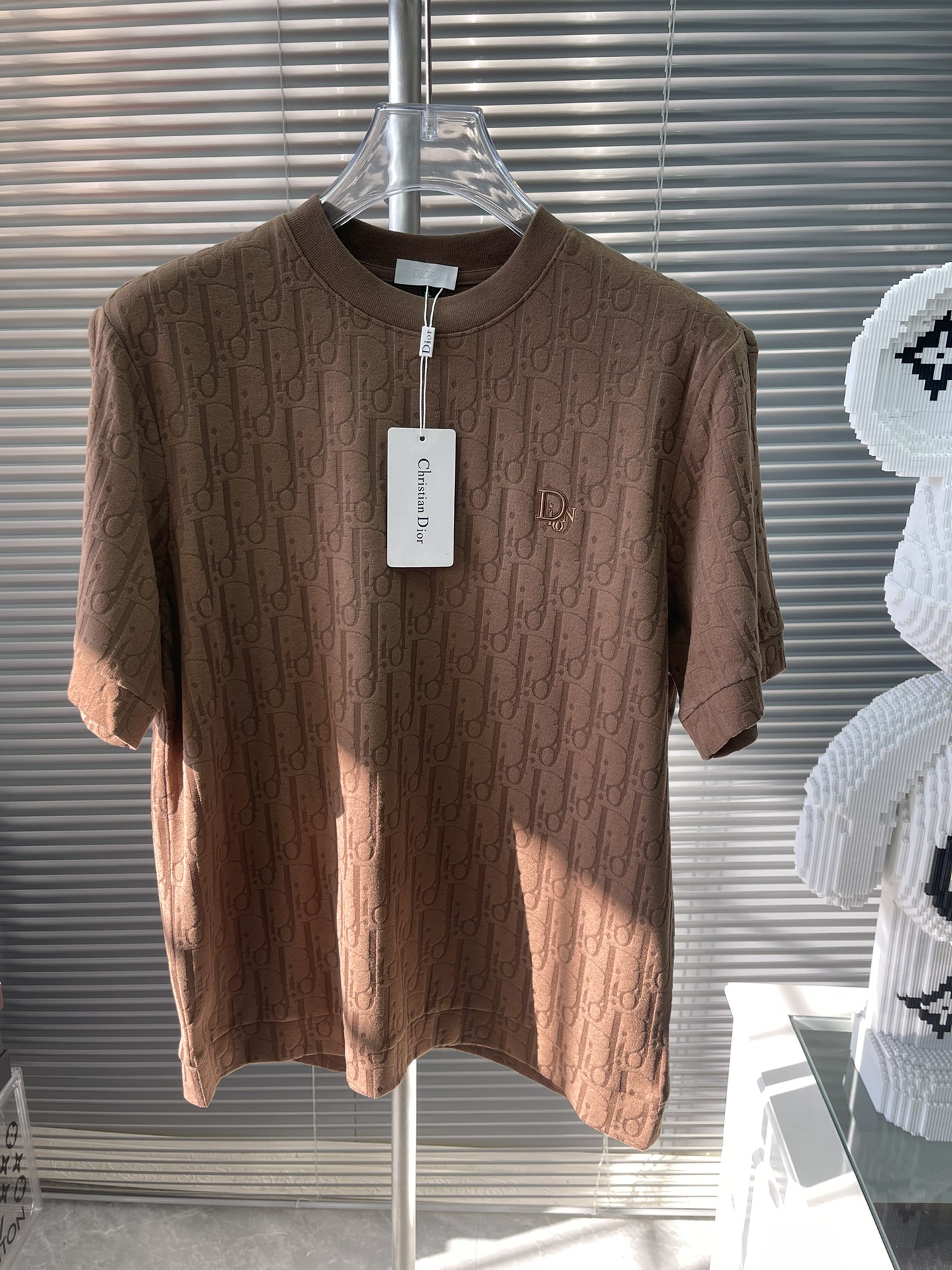 DIOR ディオールトップスレディースｎ級品 ファッション 短袖シャツ メンズ 新品 トップス ブラウン_3