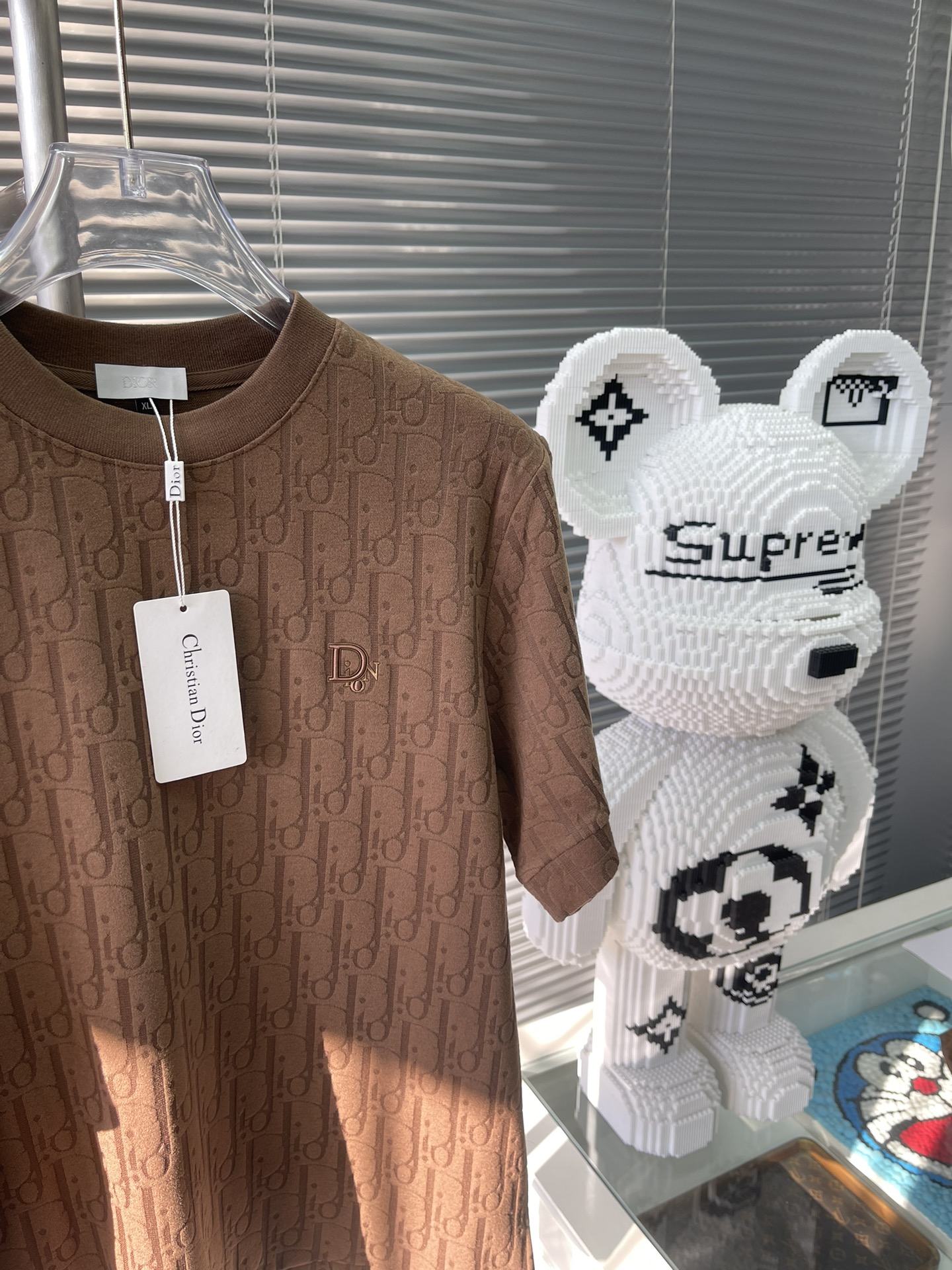 DIOR ディオールトップスレディースｎ級品 ファッション 短袖シャツ メンズ 新品 トップス ブラウン_5