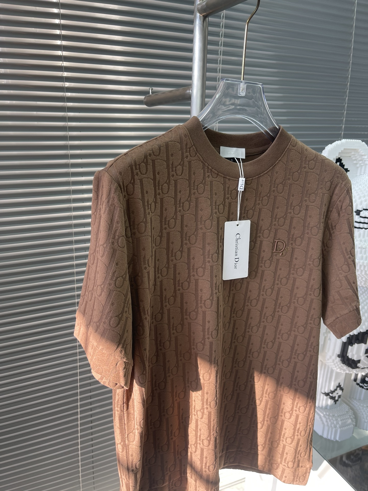 DIOR ディオールトップスレディースｎ級品 ファッション 短袖シャツ メンズ 新品 トップス ブラウン_6
