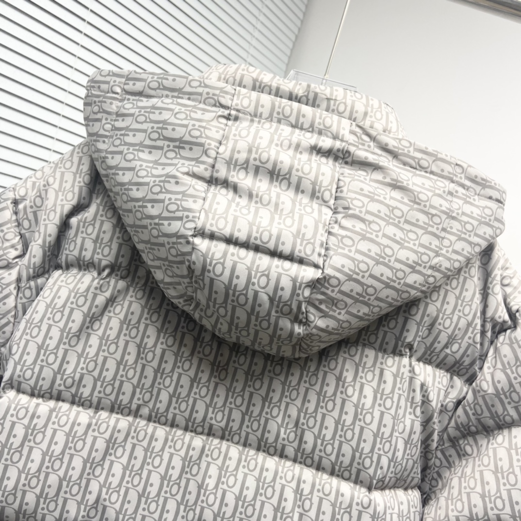 dior ダウンジャケット メンズ激安通販 ファッション 激安品 冬服 暖かい シンプル高級感 ホワイト_8