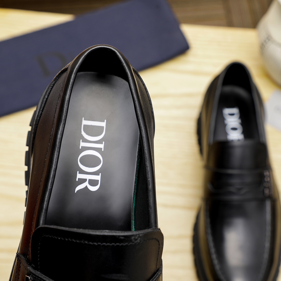 dior ファースト シューズｎ級品 ビジネスシューズ メンズ 香港で初販売 イタリア 軽量靴底 ブラック_6