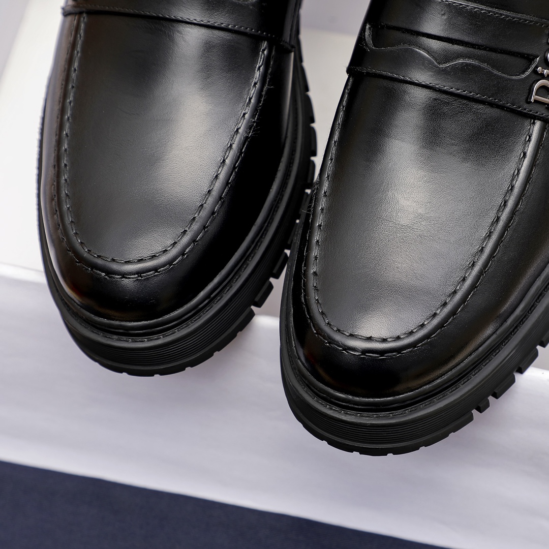 dior ファースト シューズｎ級品 ビジネスシューズ メンズ 香港で初販売 イタリア 軽量靴底 ブラック_7