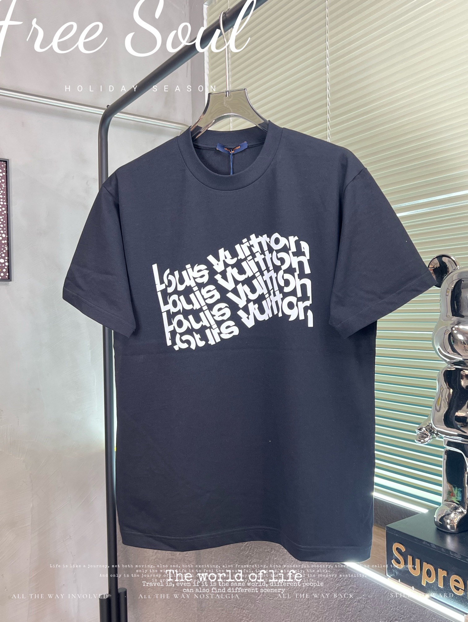 HOT100%新品ルイヴィトンの半袖シャツスーパーコピー Tシャツ_1