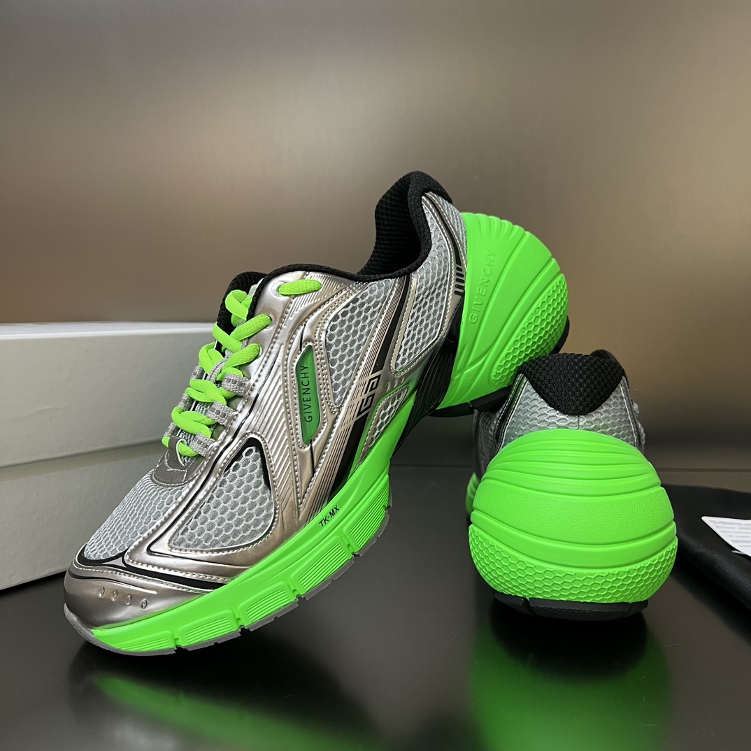 2024年新販売!ジバンシー 靴 メンズ スニーカースーパーコピー  新品 スポーツ 運動 便利 ファッション 5色可選 グリーン_5