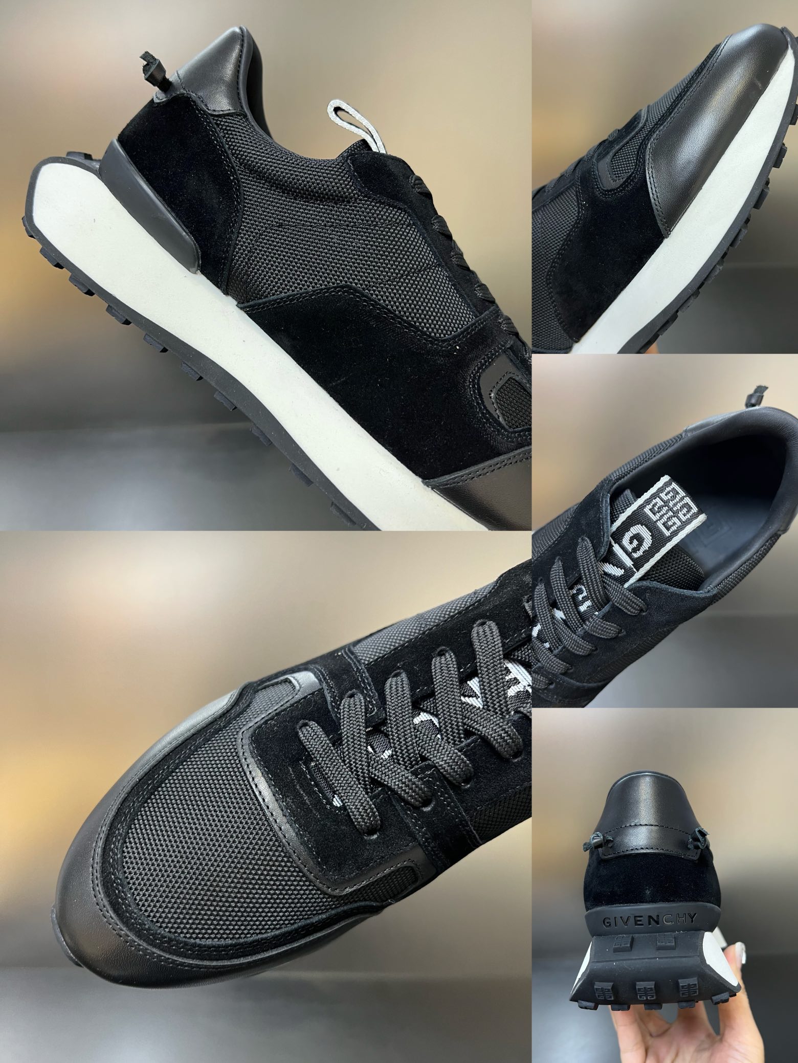 ジバンシィ 靴 メンズ激安通販  新品 スポーツ 運動 ランニング ファッション 2色可選 ブラック_9
