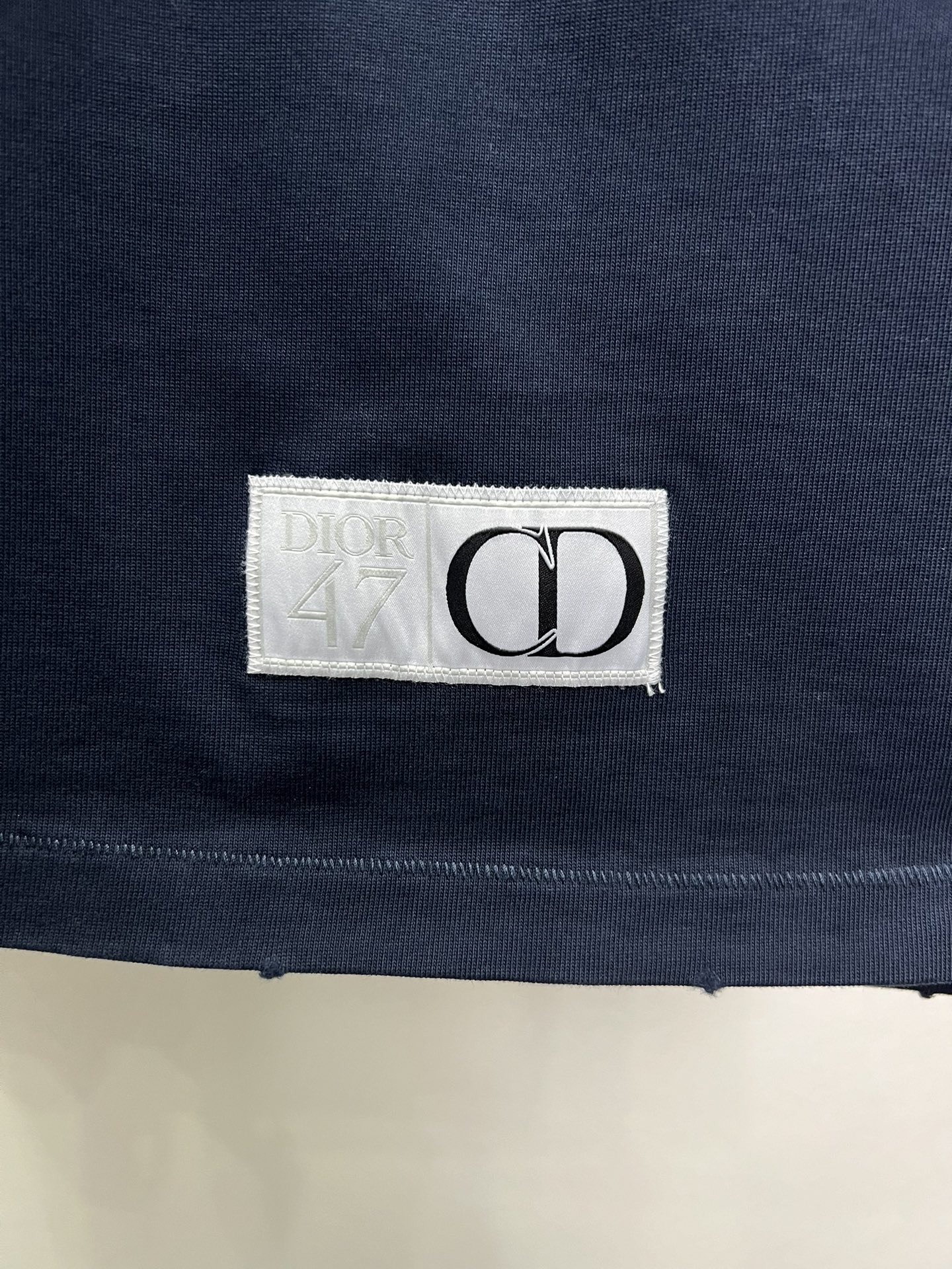 2023定番人気ディオール半袖偽物 純綿Tシャツの半袖  1947年のロゴ_3
