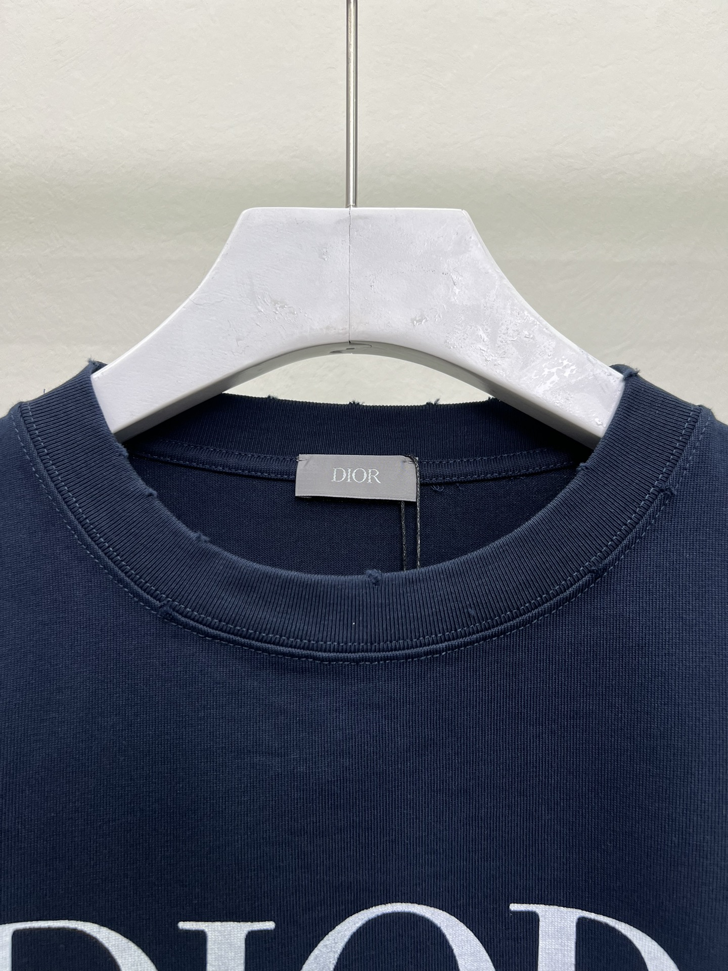 2023定番人気ディオール半袖偽物 純綿Tシャツの半袖  1947年のロゴ_8