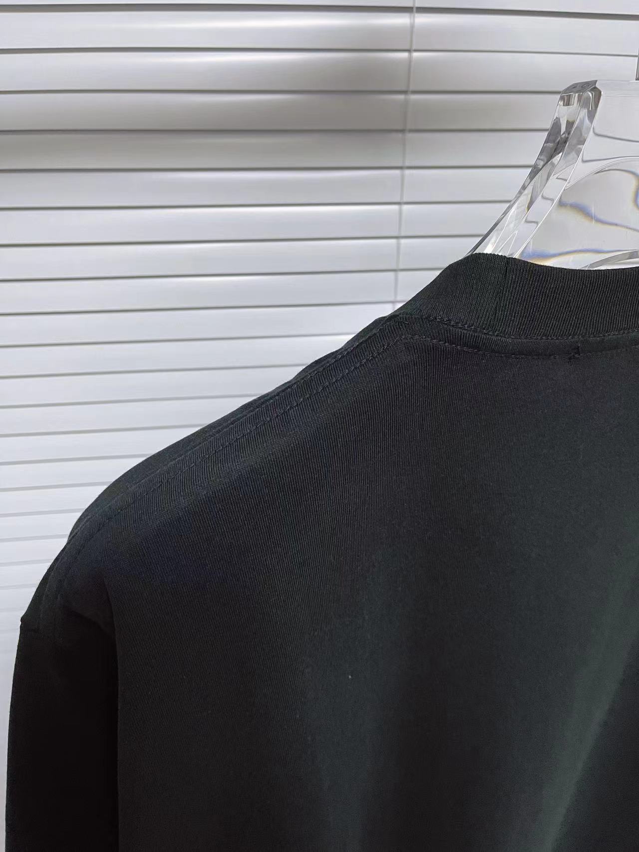 数量限定爆買い黒半袖ディオールスーパーコピー 024年新作Tシャツ_4