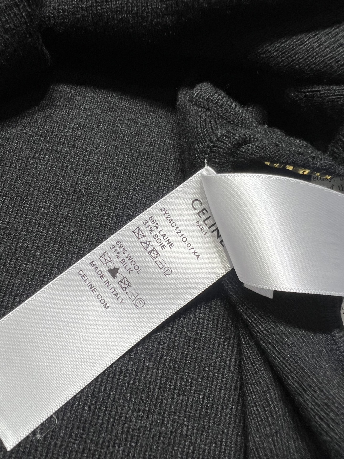 お勧め！セリーヌ シャツ レディースｎ級品 セーター トップス 純綿 暖かい シンプル ブラック_7