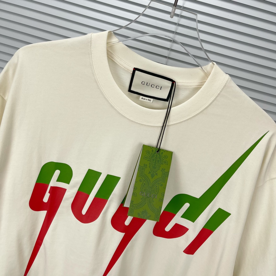 グッチGUCCI限定スーパーコピー半袖Tシャツコットンベージュ柔らかい花柄レディースメンズ_2