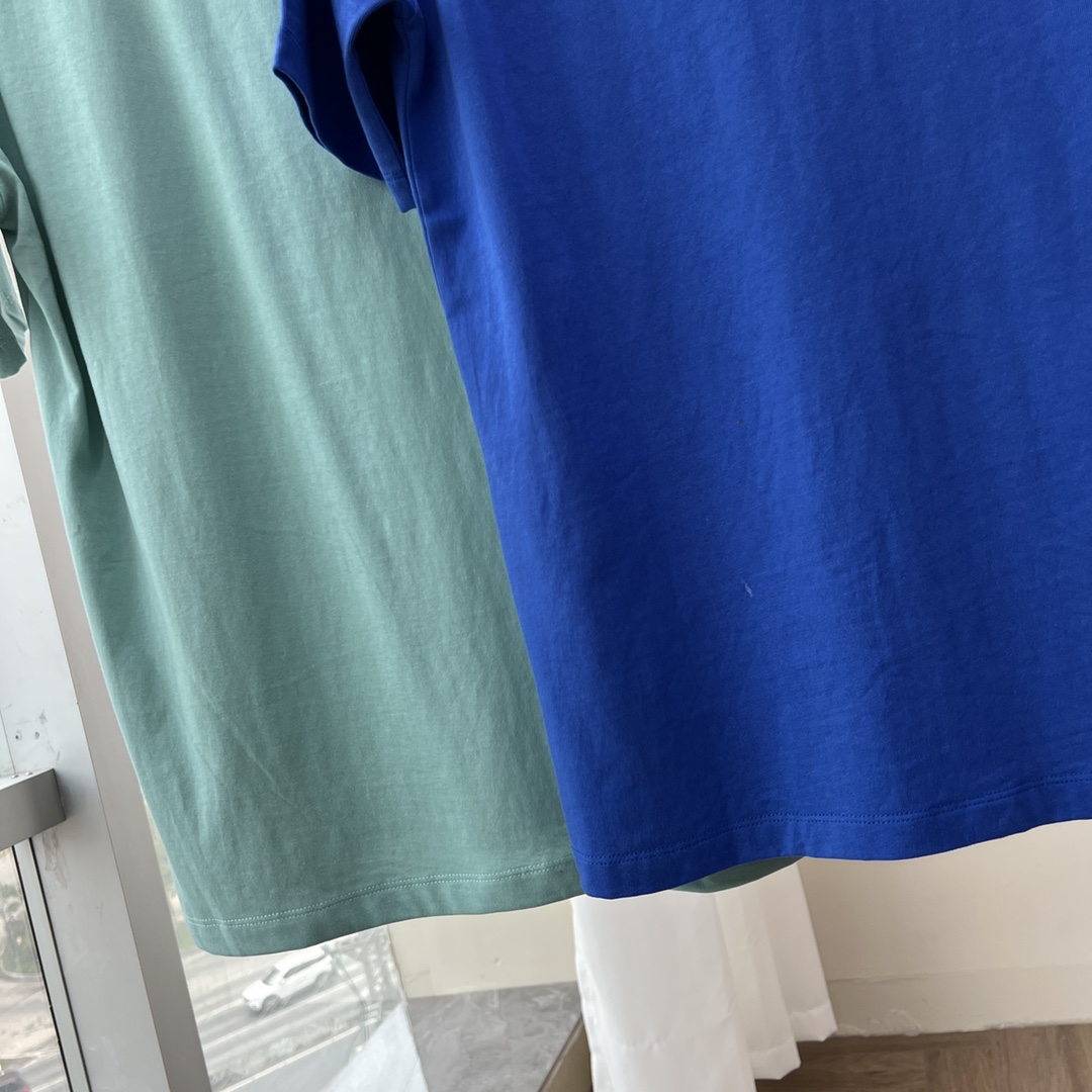 グッチ t シャツコピー トップス 短袖 柔らかい シンプル 通気性いい 純綿 2色 ブルーと水色_8