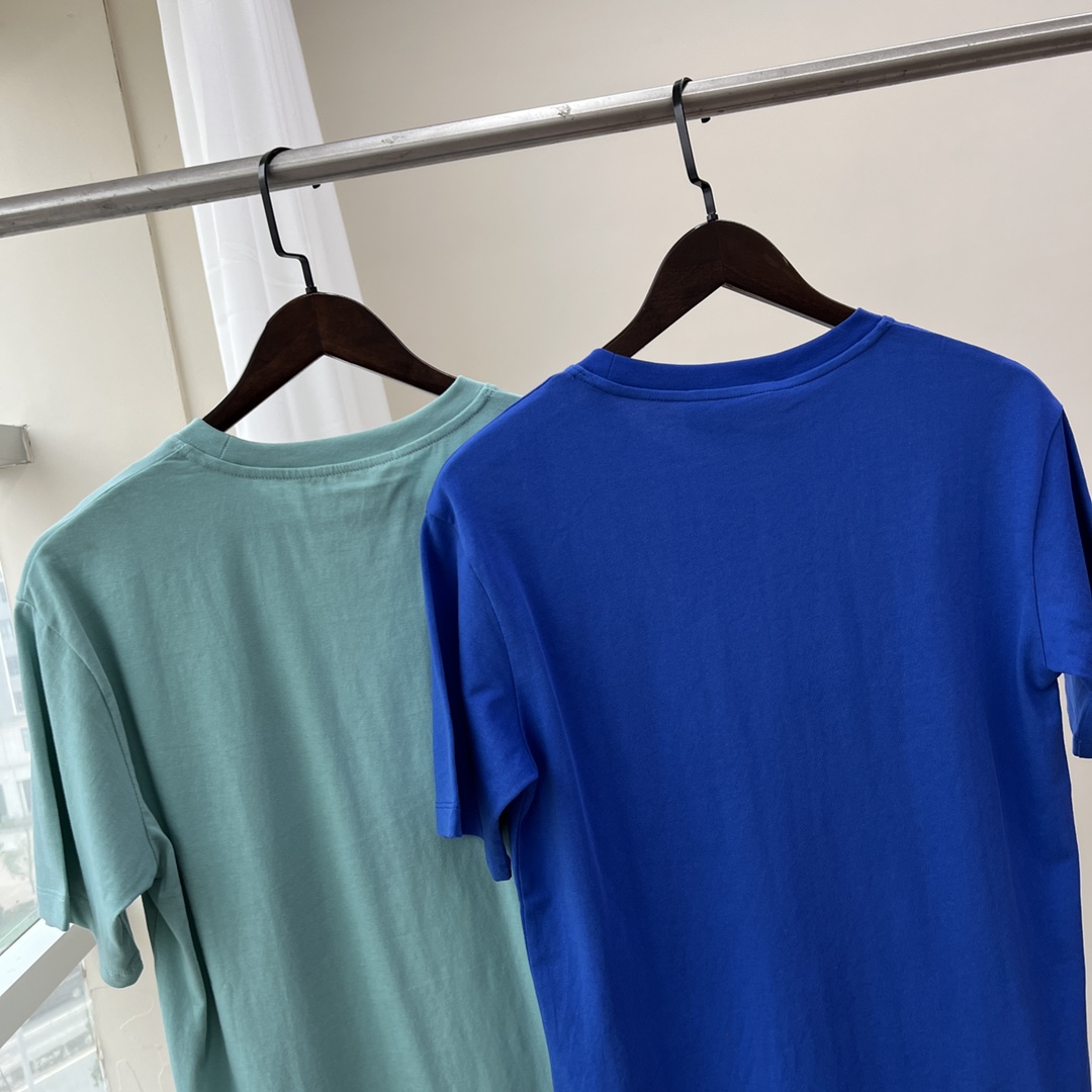 グッチ t シャツコピー トップス 短袖 柔らかい シンプル 通気性いい 純綿 2色 ブルーと水色_9