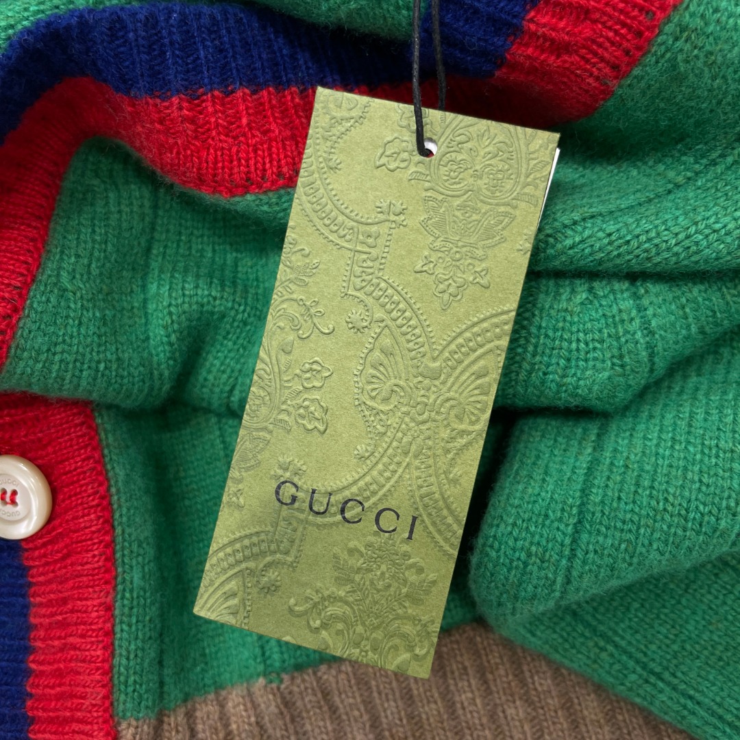 グッチ メンズ アウターｎ級品 ファッション ハンサム 限定品 セーター 快適 グリーン_8