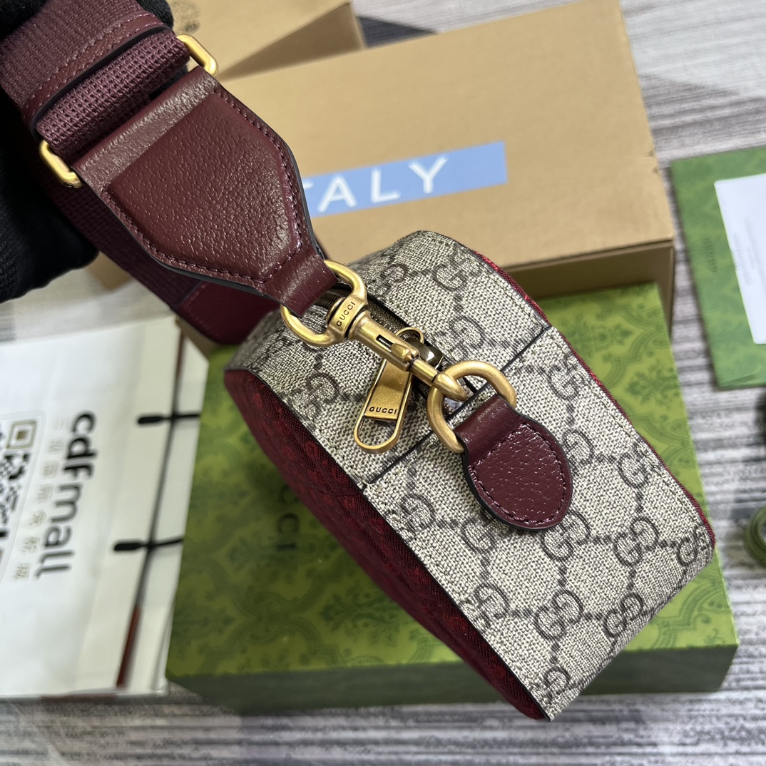 gucci ショルダー バッグ激安通販 メンズバッグ 斜め掛けバッグ 便利 個性的 レッド_6