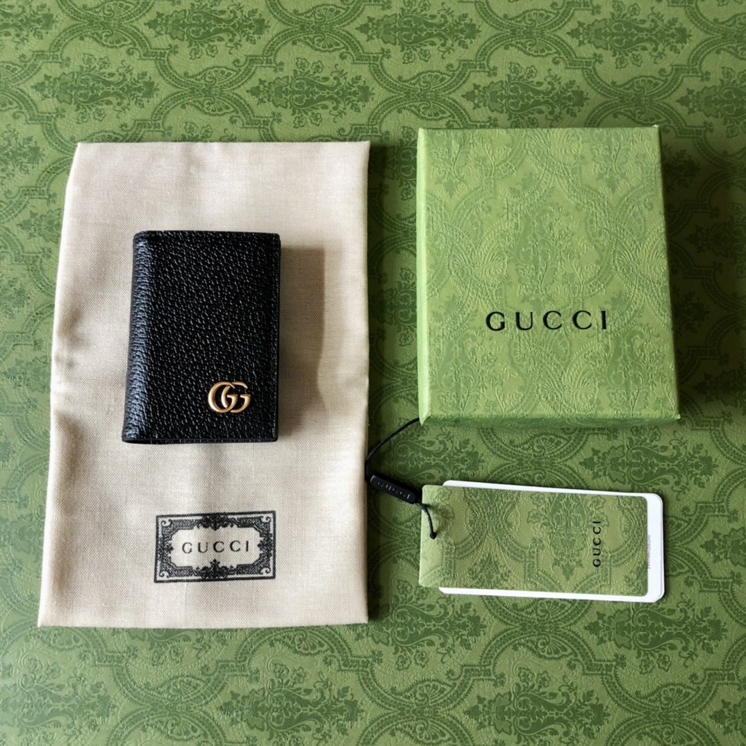 限定品‼グッチ ボディ バッグコピー ファッション 財布バッグ シンプル レザー ブラック_1