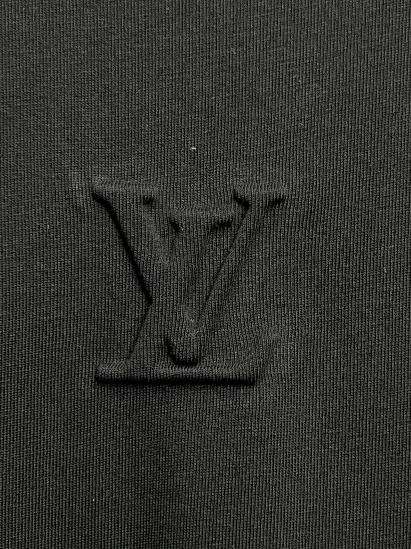 ルイヴィトン ぬいぐるみ tシャツコピー トップス ファッション 短袖 通気性いい ブラック_6