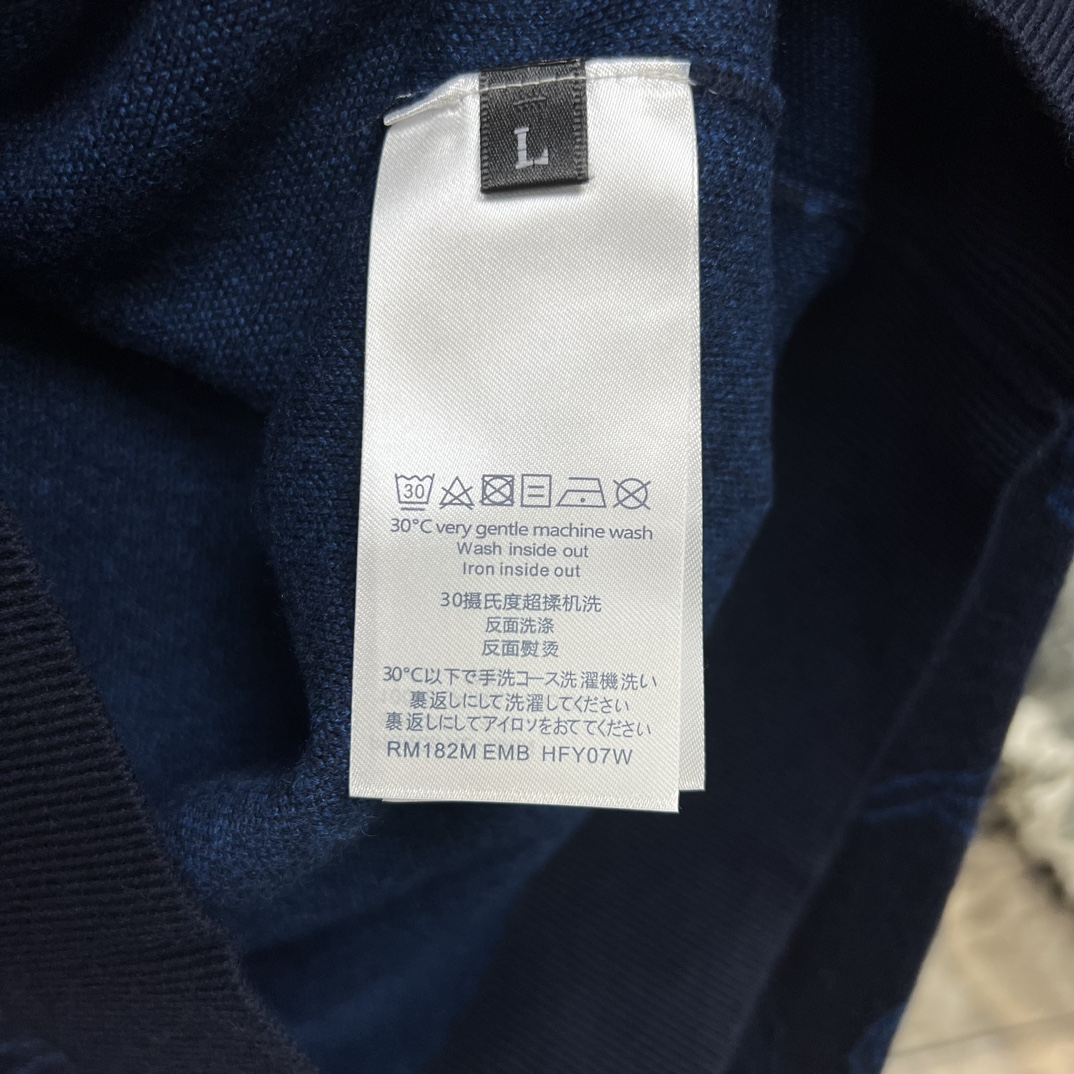 ルイヴィトンのシャツスーパーコピー セータートップス ファッション 暖かい 柔らかい ブルー_7