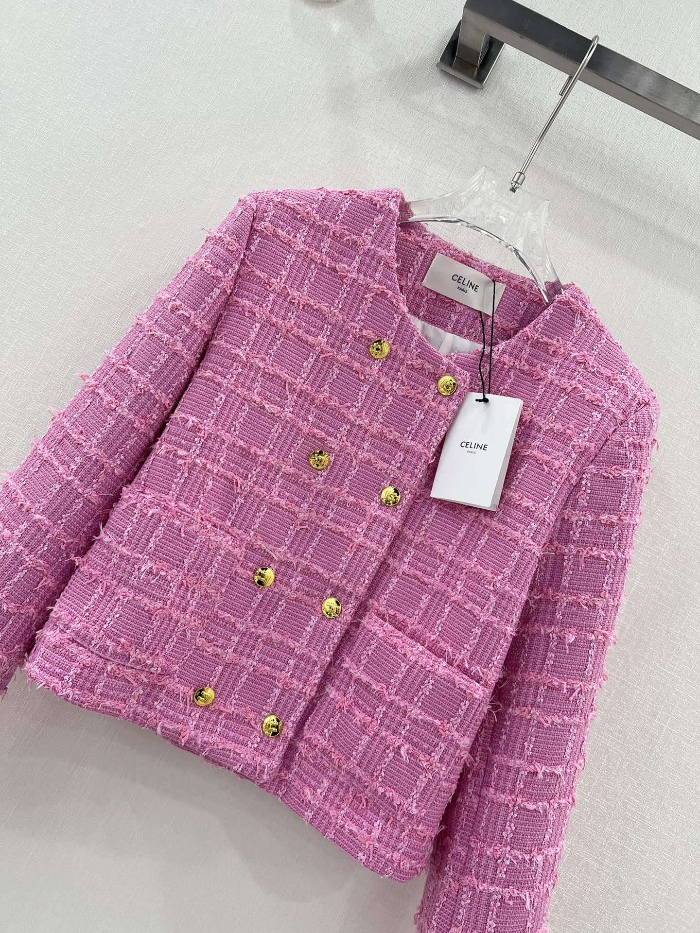 新品 セリーヌ メンズ アウターｎ級品 純綿アウター 柔らかくて暖かい ファッション ピンク_2