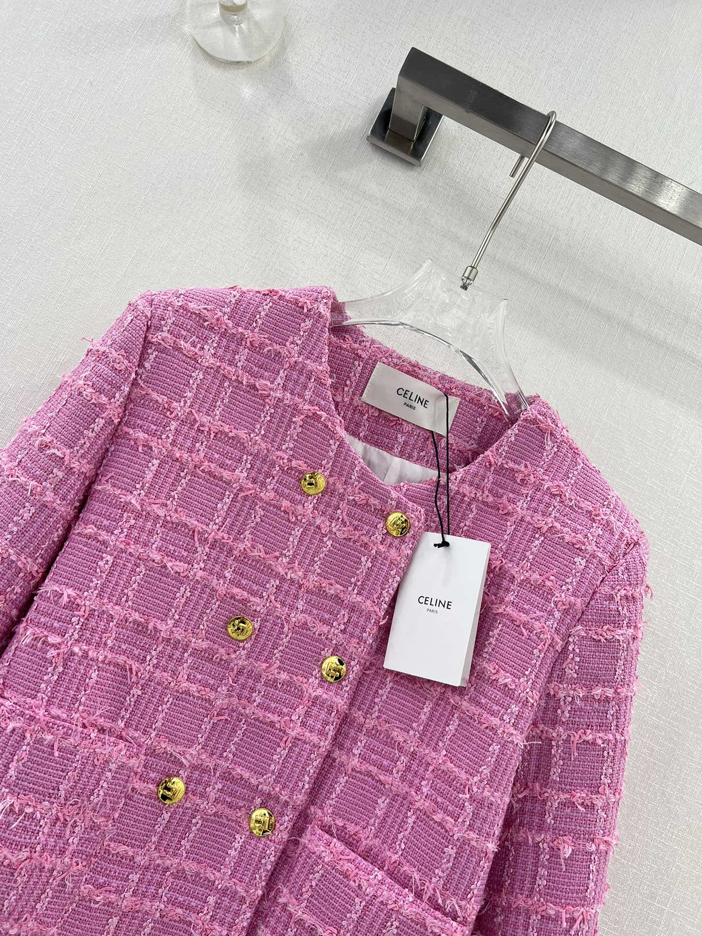 新品 セリーヌ メンズ アウターｎ級品 純綿アウター 柔らかくて暖かい ファッション ピンク_3