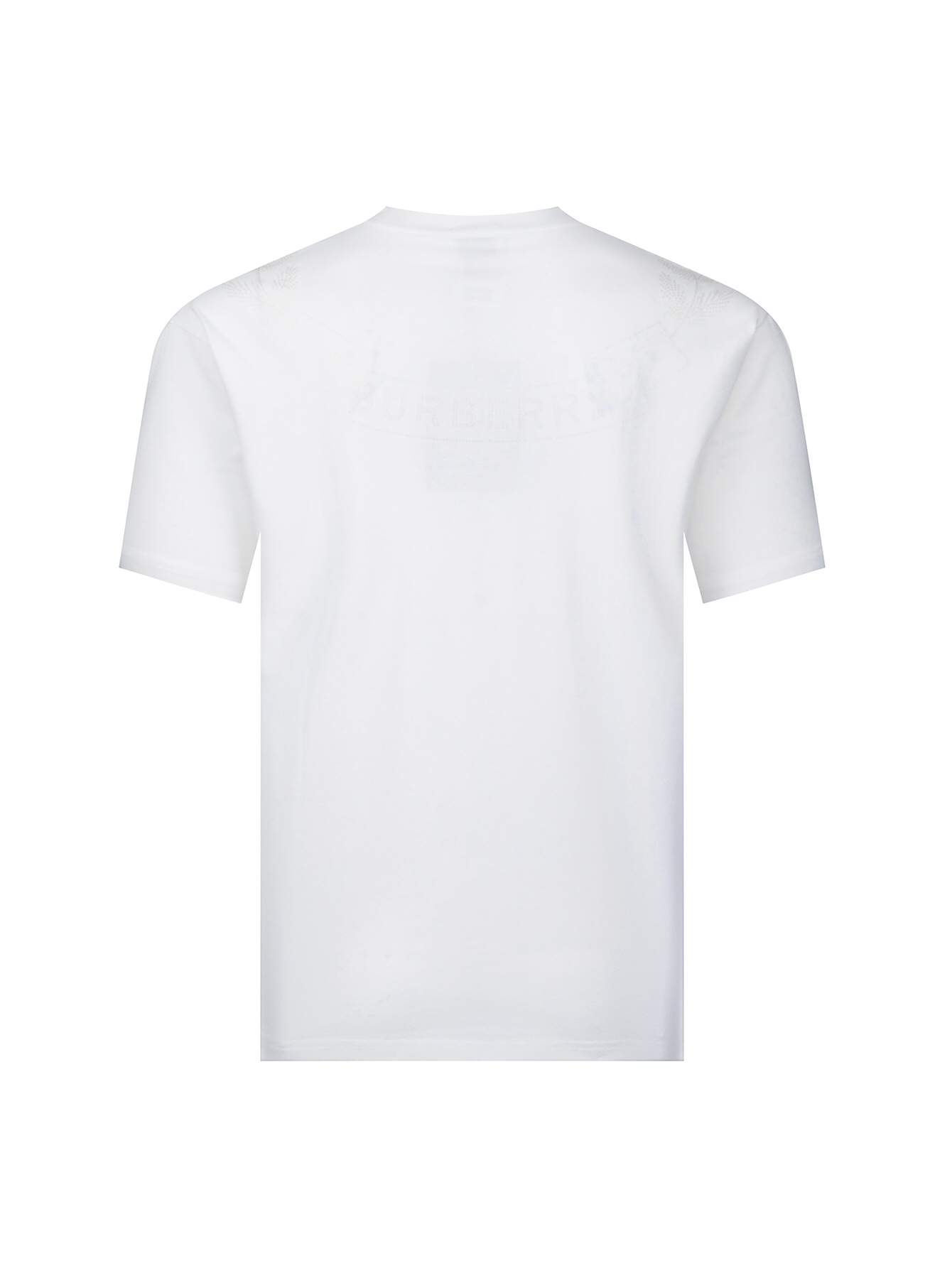 バーバリー偽物スーパーコピー半袖Tシャツコットンホワイト柔らかいファッション_2