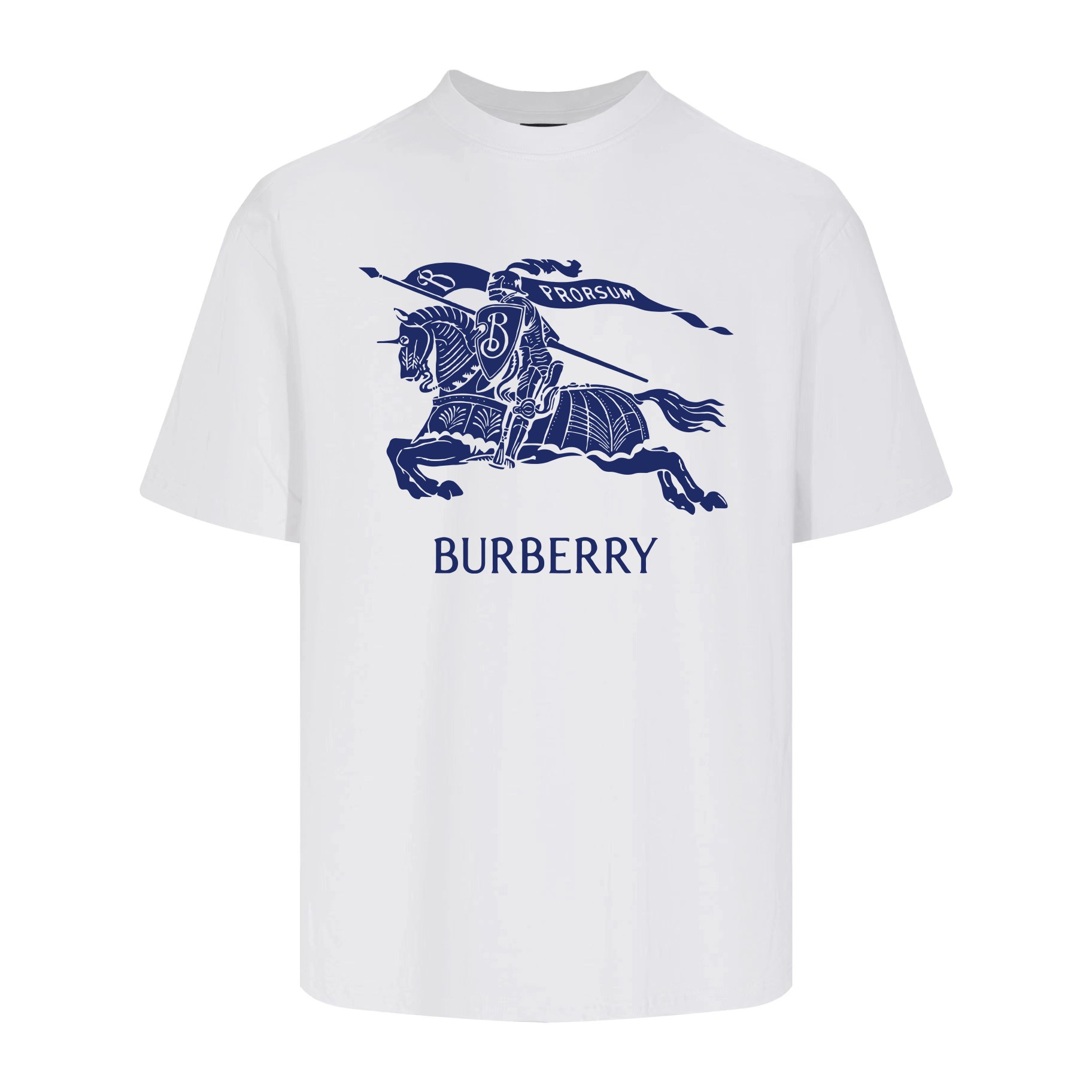burberry t シャツスーパーコピー 純綿 ファッション 半袖 夏 おしゃれ 透けない 男女兼用 2色可選 ホワイト_1