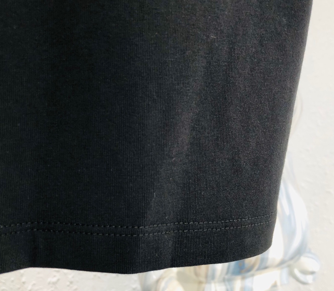 バーバリー メンズ t シャツ激安通販 純綿 新品 半袖シャツ 夏 ゆったり シンプル 2色可選 ブラック_8