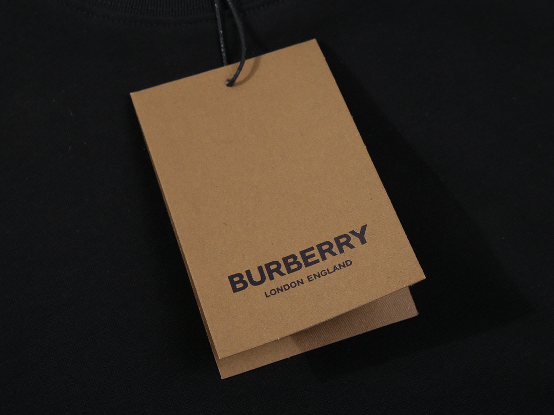 burberry ティー シャツコピー 純綿 シンプル 短袖シャツ 夏 ゆったり 龍プリント 3色可選 ブラック_5