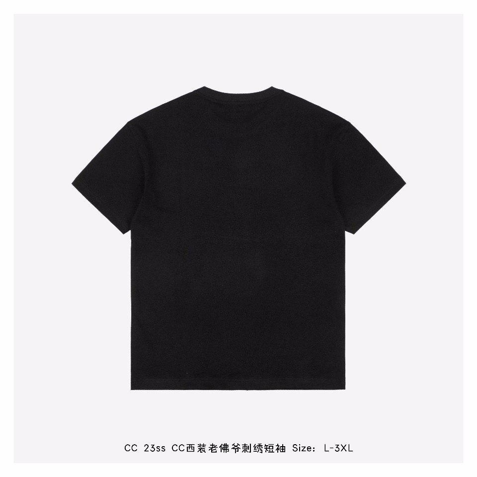 シャネル偽物スーパーコピー半袖Tシャツコットンブラック柔らかい高級花柄_7