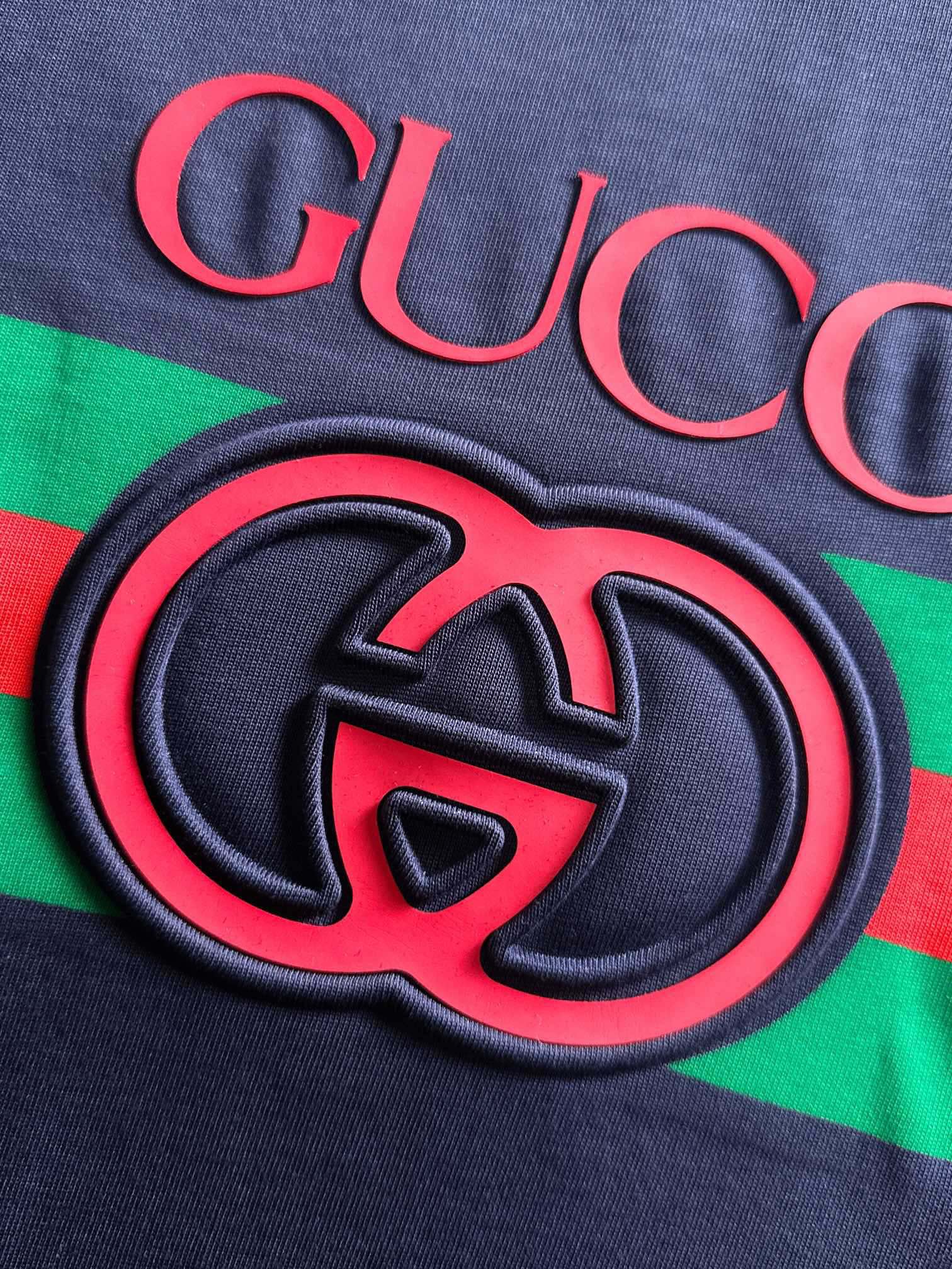 グッチGUCCI限定スーパーコピー半袖Tシャツコットンブルー柔らかい高級花柄_3